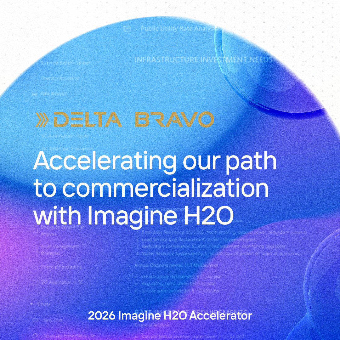 Delta Bravo joins the 2026 Imagine H2O Accelerator